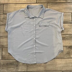 Emery Rose Chic Women's Button-Down Shirt 4XL